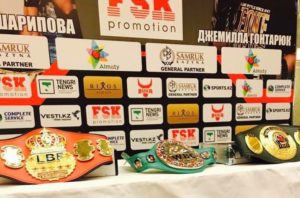 Titel Kampf WBC / LBF Inna Sagaydakovskaya VS. Jennifer Retzke in Kasachstan Almaty